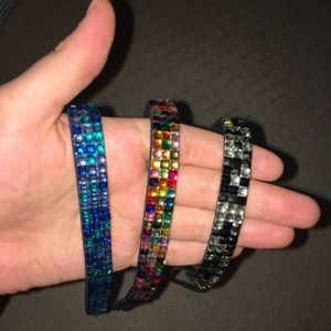 💥💥💥 three headbands with jewels